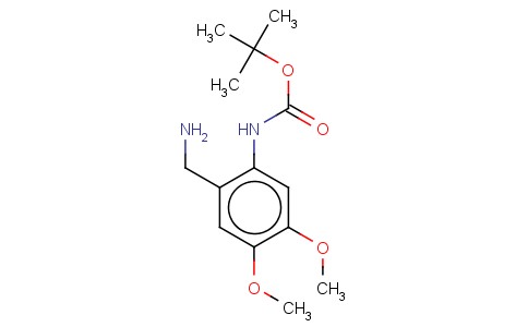TERT-BUTYL 2-(AMINOMETHYL)-4,5-DIMETHOXYPHENYLCARBAMATE